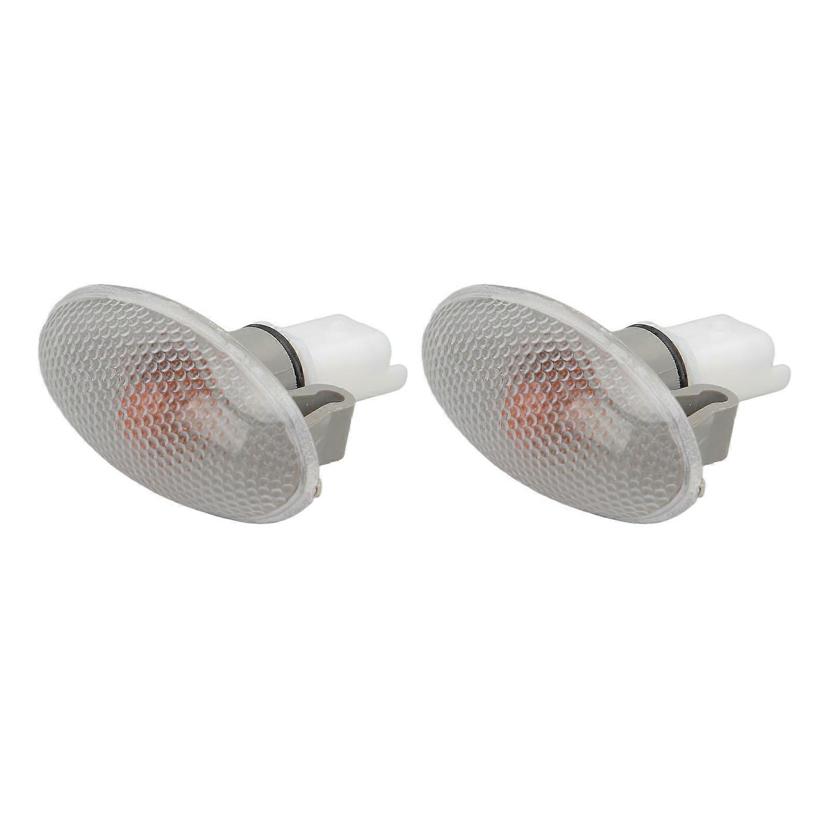 2Pcs Side Marker Light Bright 12V 632574 Side Indicator Lamp Replacement for 206 407 607