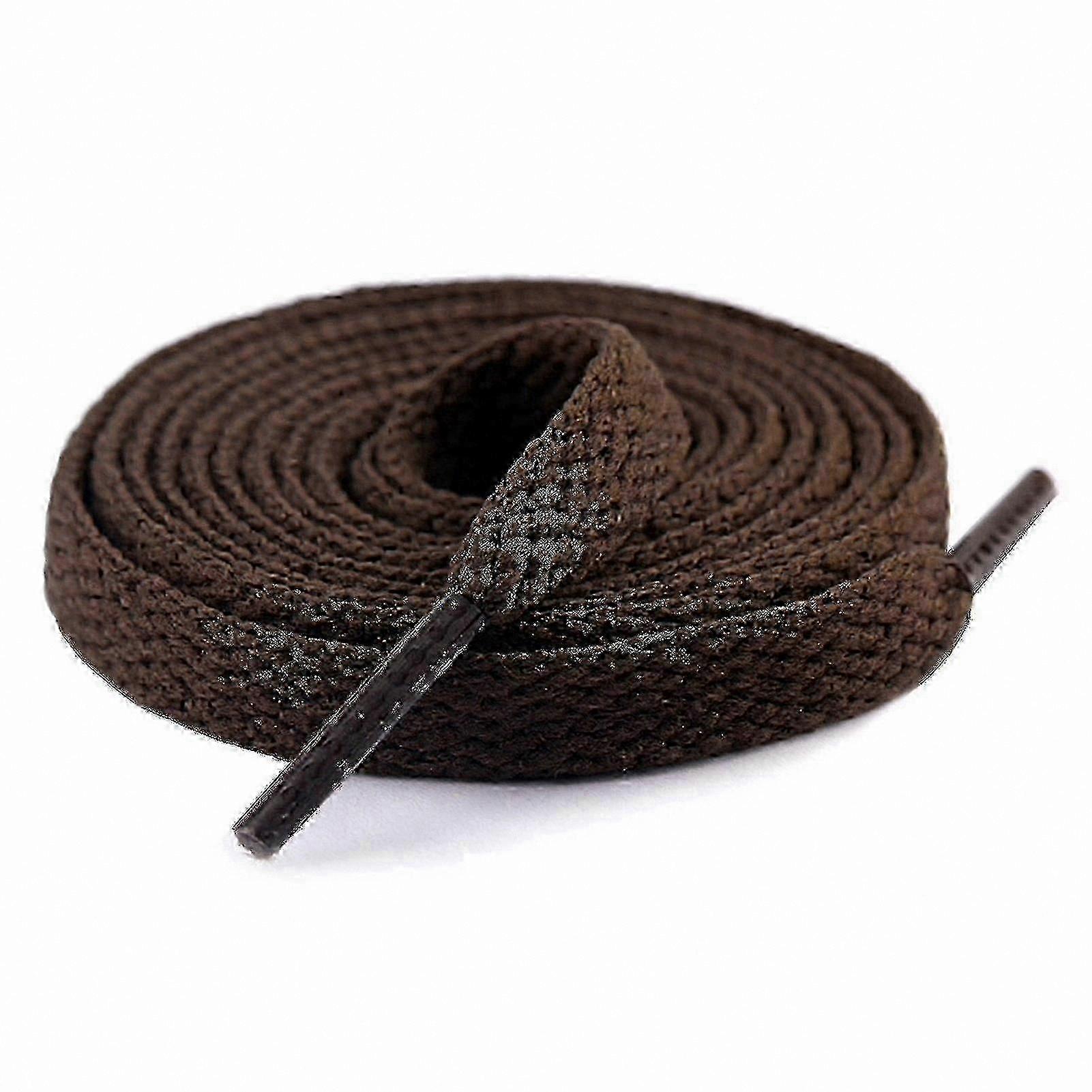 8mm Flat Polyester Shoelaces, 10-Pack, Durable Single-Layer Colorfast Laces for Shoes