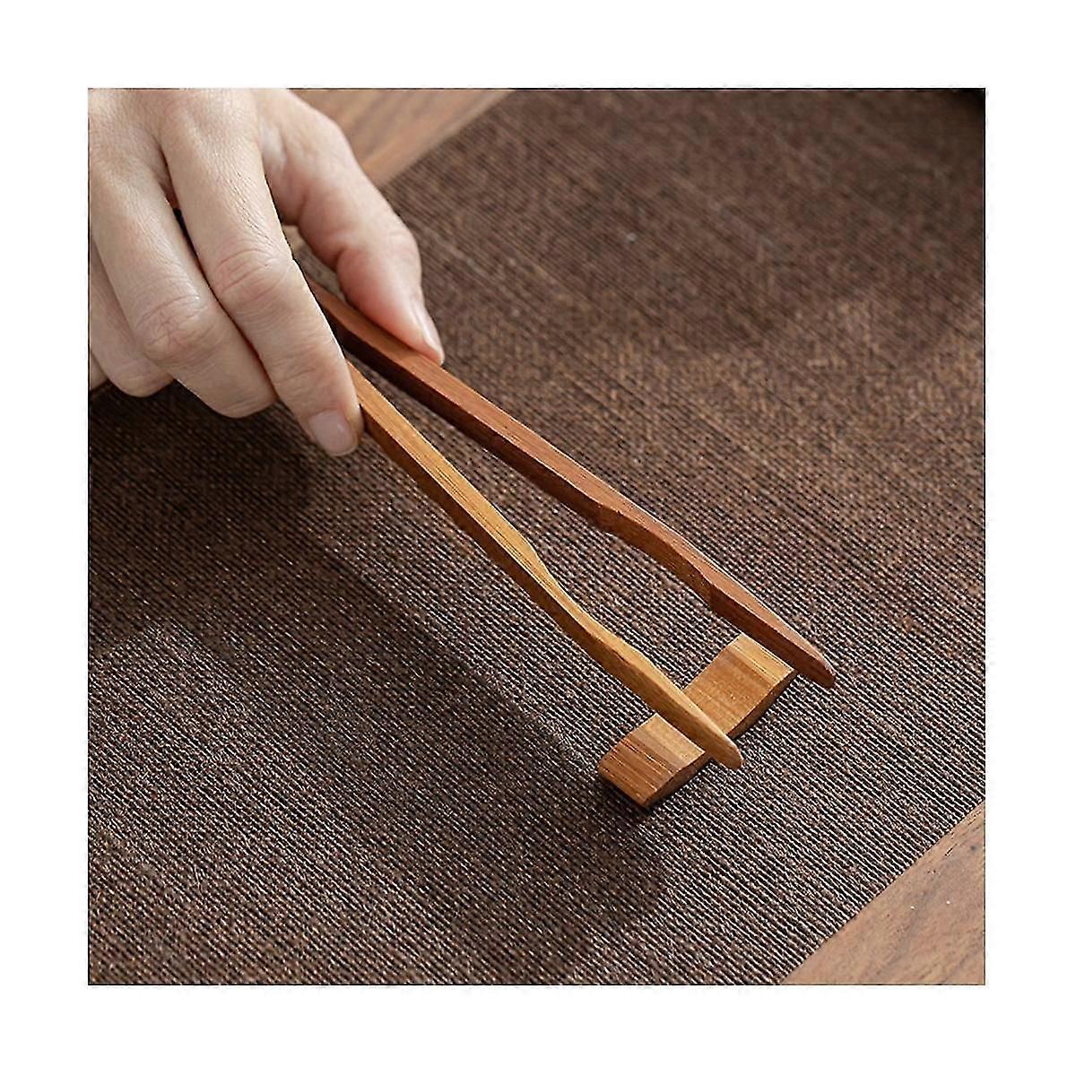 Cuillère à thé en bambou, outils à café faits à la main, ensemble d'accessoires à thé vintage, ensemble d'aiguilles à thé Chahe, service à thé Orc