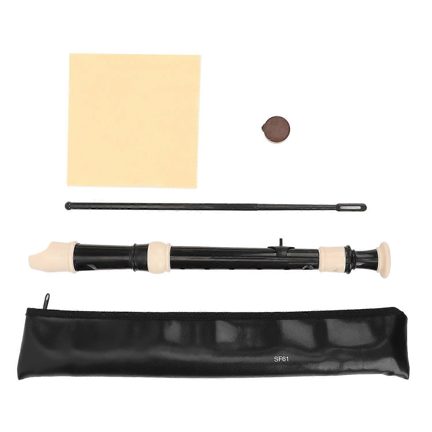 8 Hole Recorder Detachable Soprano Recorder Musical Instrument with Cleaning Rod for Beginners Kids 