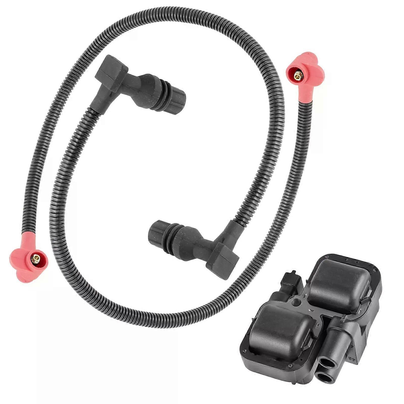 Fits Polaris RZR 800 Ignition Coil w/ Spark Plug Wire 52 and 59.3 cm EFI 2011-14 NO.94785