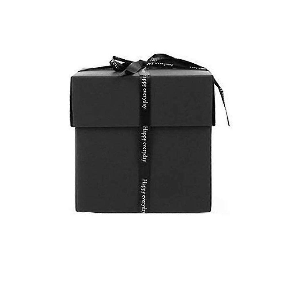 Kreative schwarze Explosionsbox