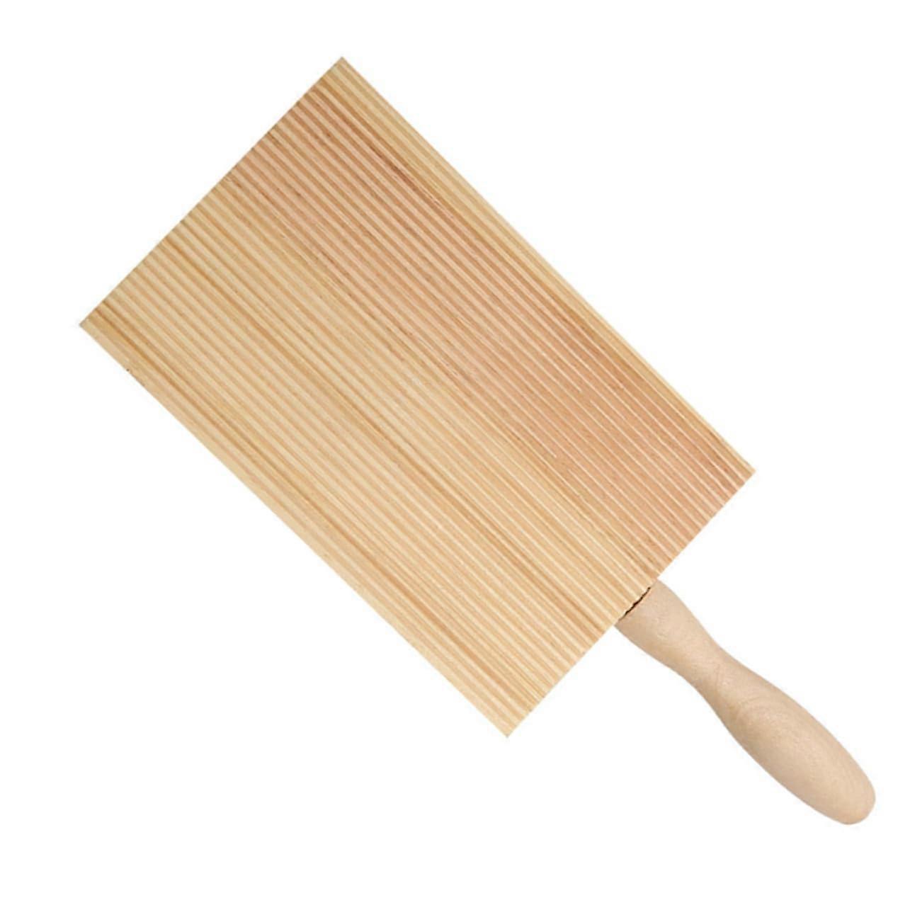 Pasta Kneading Board For Handmade Gnocchi And Noodle Making, Solid Wood Kitchen Tool, SpaceSaving Compact Size