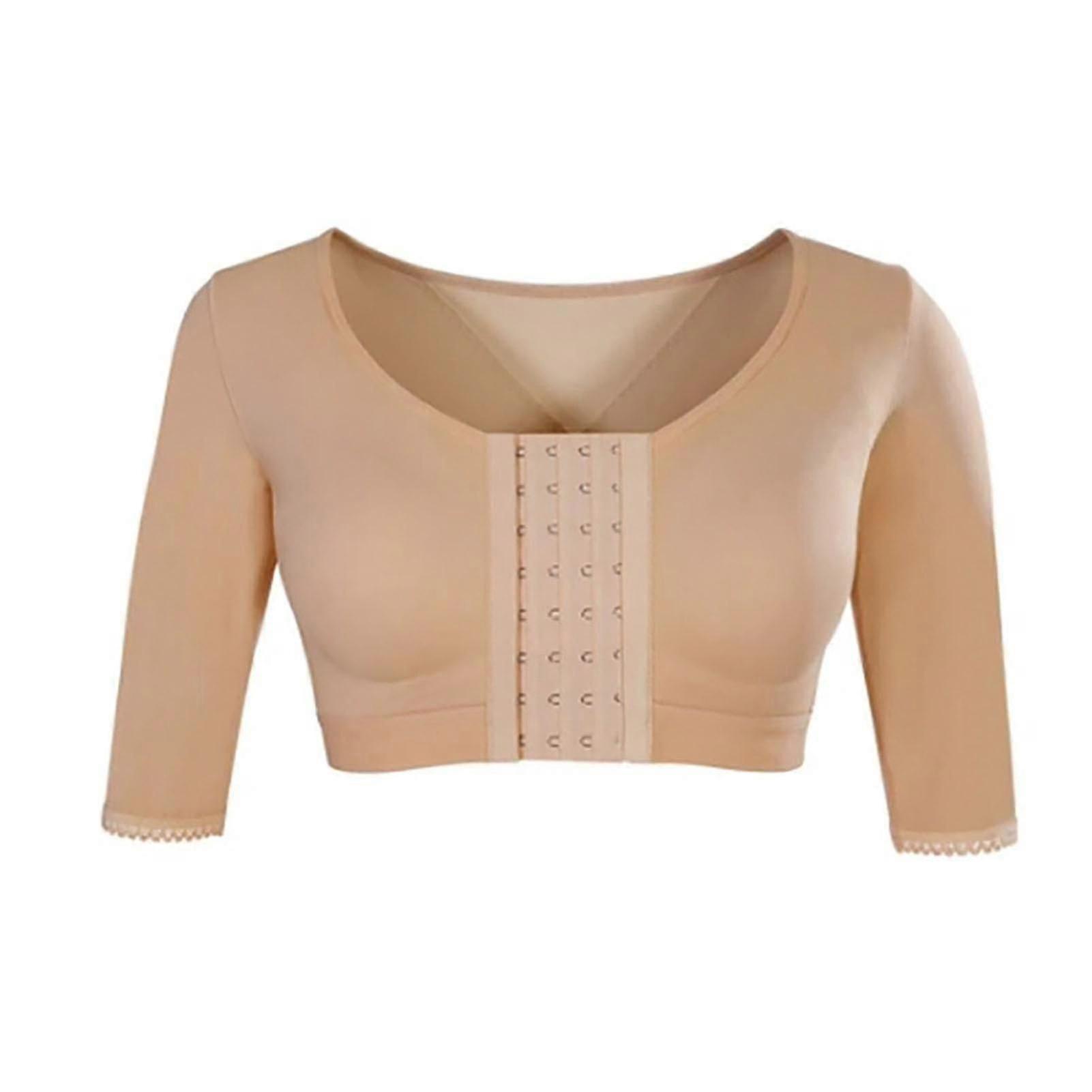 Kompressionströja för kvinnor efter operation med vadderad BH för vänners sammankomster