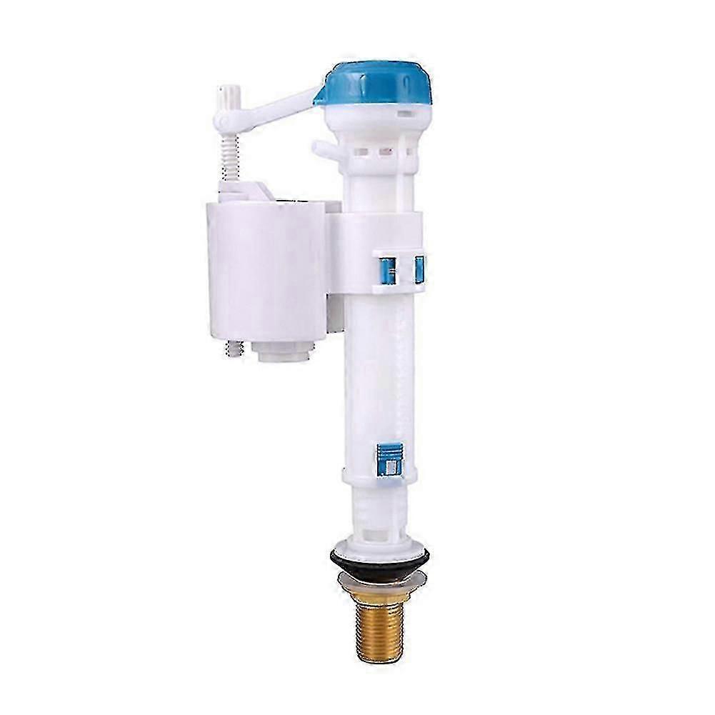 Adjustable Toilet Inlet & Flush Valve with Push Button for Cistern Tank Replacement