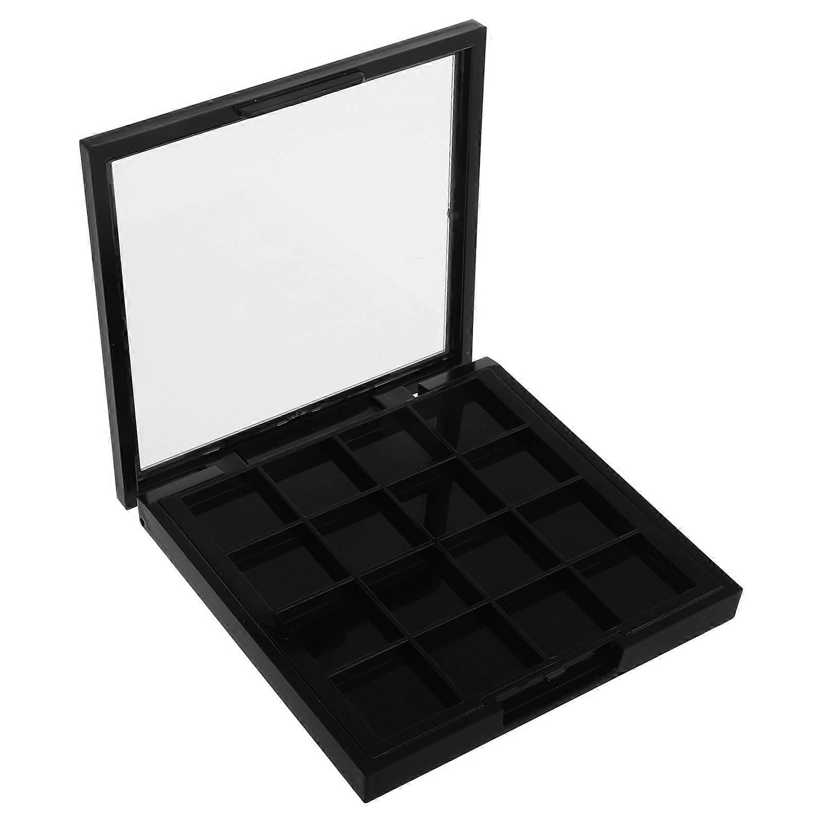Eye Shadow Box Durable Plastic for Storage Use with 16 Slots