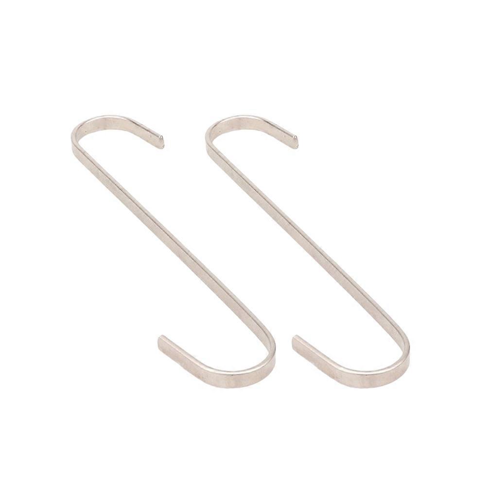 S Shaped Hooks Metal Hook for Home Use 6Pcs Silver Display Prop Hooks