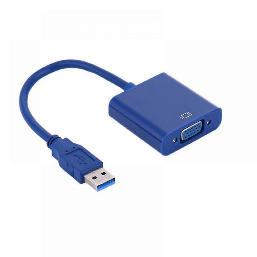 Prettyui Usb To Vga Adapter, Usb 3.0/2.0 To Vga Adapter, Multi-Display Video Converter