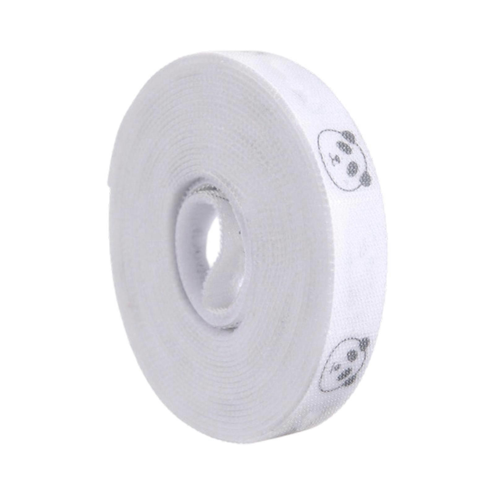 12mm Width Reusable Organization Wire Cable Winder Cord Management Ties Protector Adjustable Cord Organization Management  White