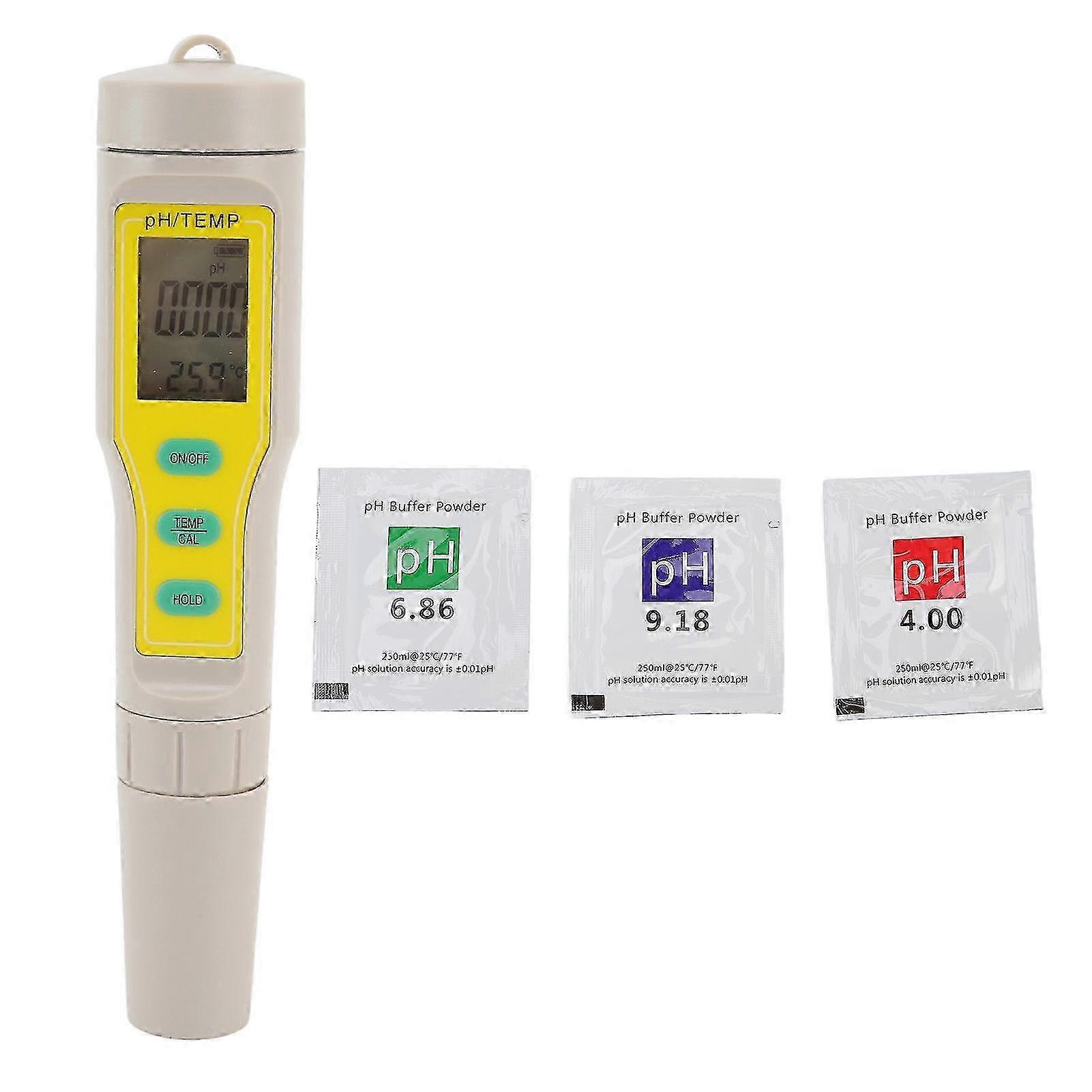 Digital Multi-Function Meter, Salinity % and ppm Measurement for Hydroponics Aquarium Tester, Hydroponics Aquarium Tester for Fresh and Saltwater
