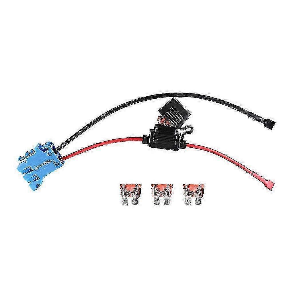 For Peg Perego 12V SLA Battery 12AWG Wiring Harness Connector with 40A Fuse for Fisher Price Riding
