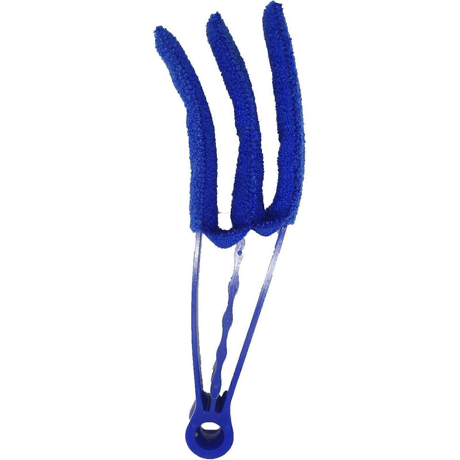 Cleaning Brush with Ergonomic Handle for Kitchen, Bathroom and Floor Scrubbing, Blue