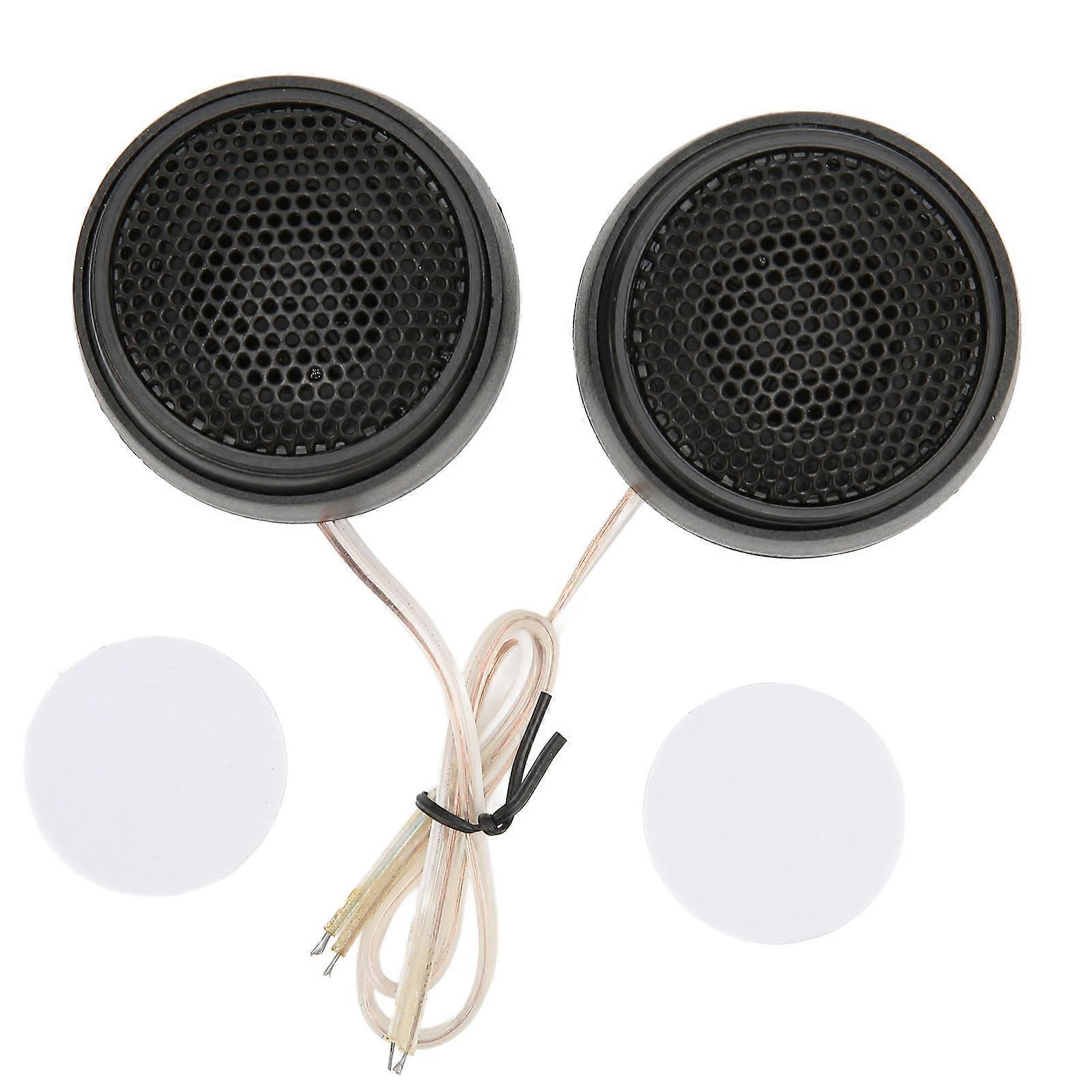 2 Pcs Car Dome Tweeter 1000W High Sensitivity Audio Stereo Loudspeaker with Base for Sound System