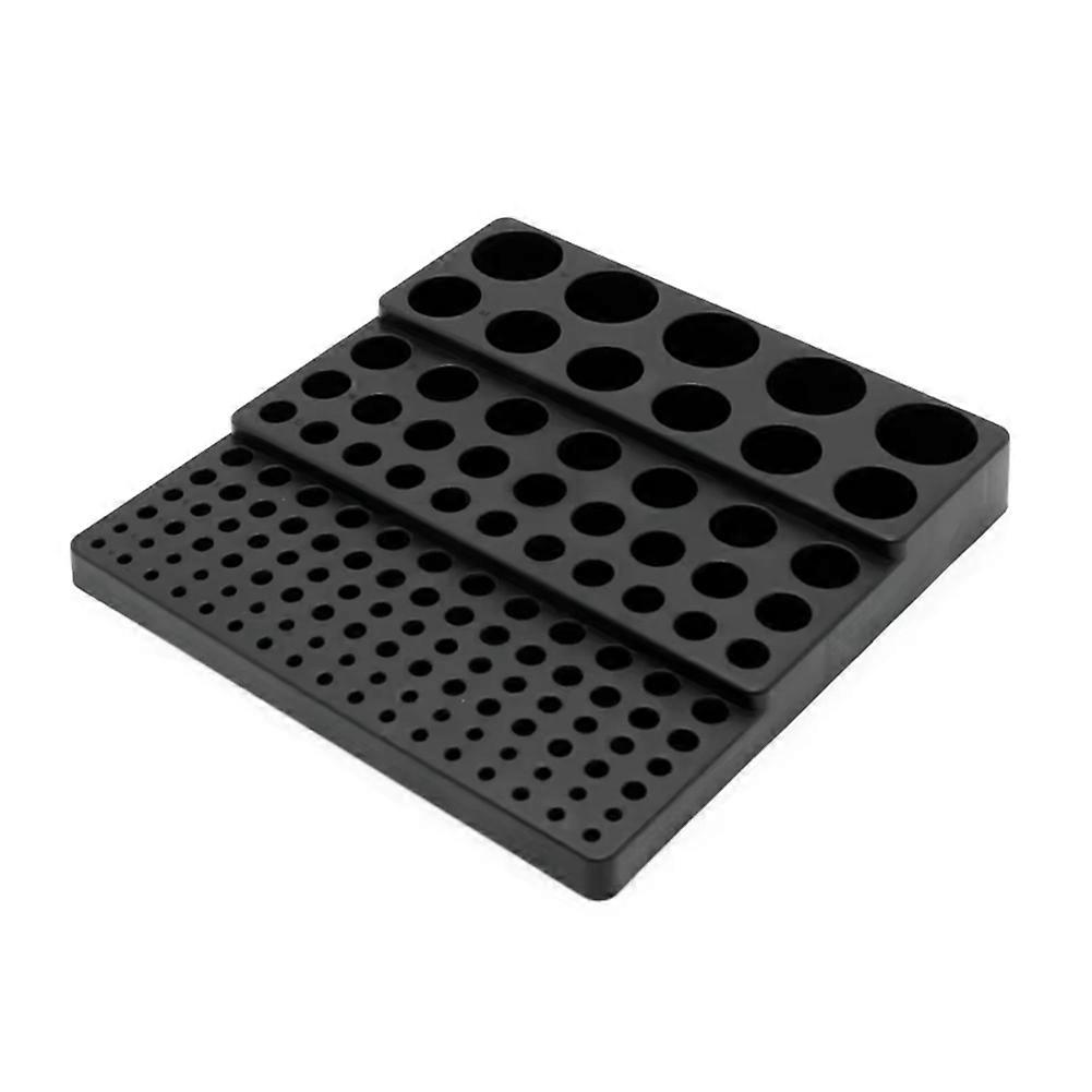 Multifunctional Drill Holder 131 Hole Tool Holder Box Drill Bit Storage Box Black