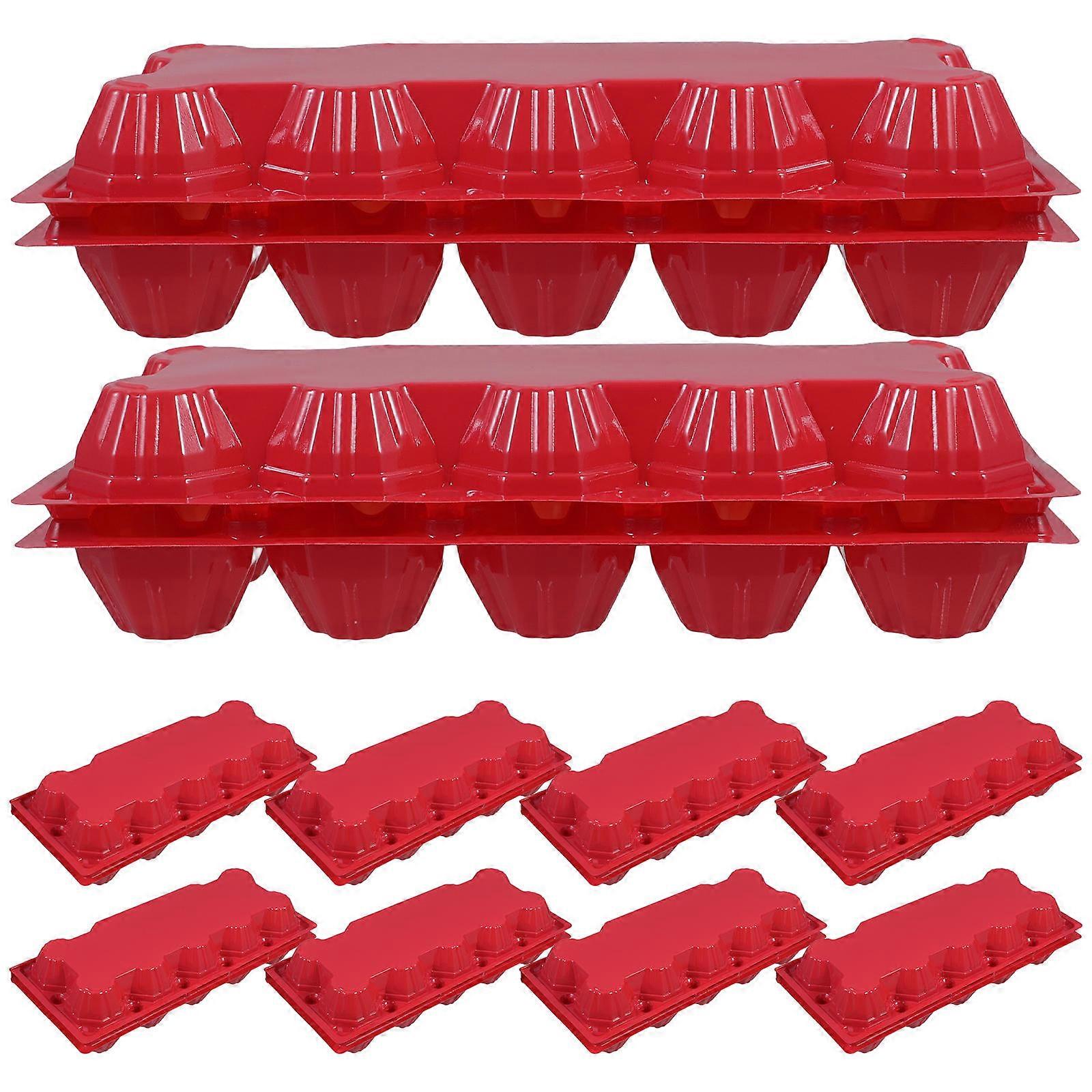 Egg Container for Storage Use 10Pcs Box Organizer with Lid