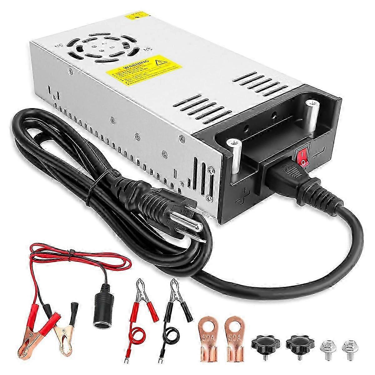 DC 12V 50A 600W strömbrytare Set, Switching Converter 110 AC till 12 Volt DC-omvandlare för