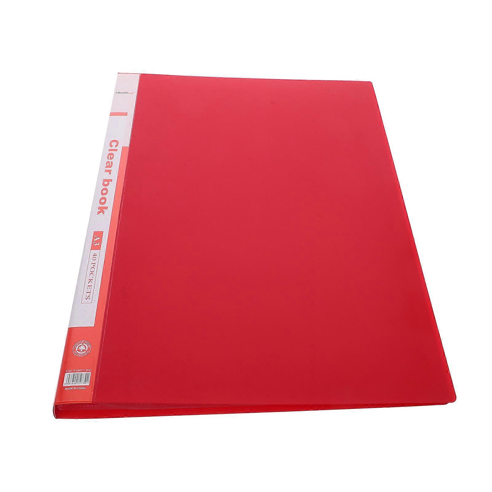 PP Material Presentation Book for File Organization with 40 Sheets