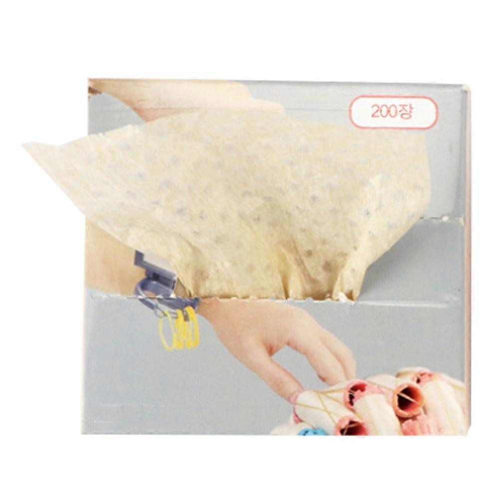 200pcs 헤어 파마 종이 이발사 미용 파마 종이 일회용 헤어 살롱 파마 종이