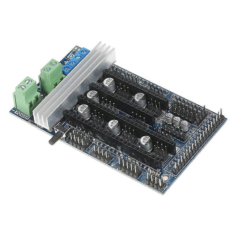 Ramps 1.6 Control Board, 3D Printer Controller, 4-Layer Control Panel Board with Heatsink Expansion Mainboard