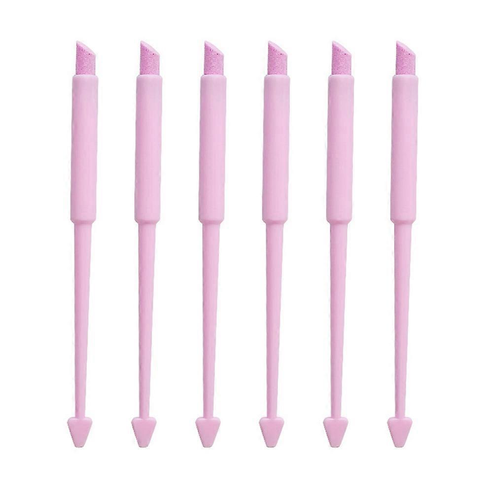 Pink Nail Scrub Stick Nail Tool for Sharpening Use 18Pcs Set