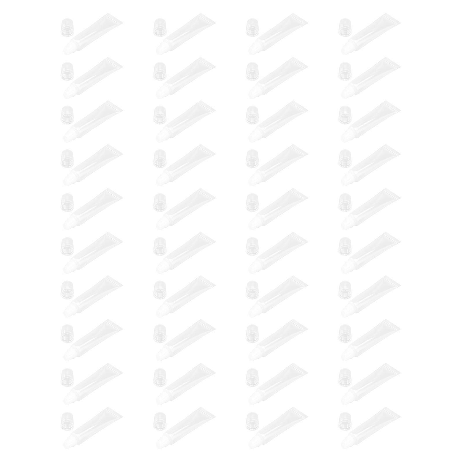 Refillable Tubes Transparent Packing Tubes for Travel Use 40Pcs