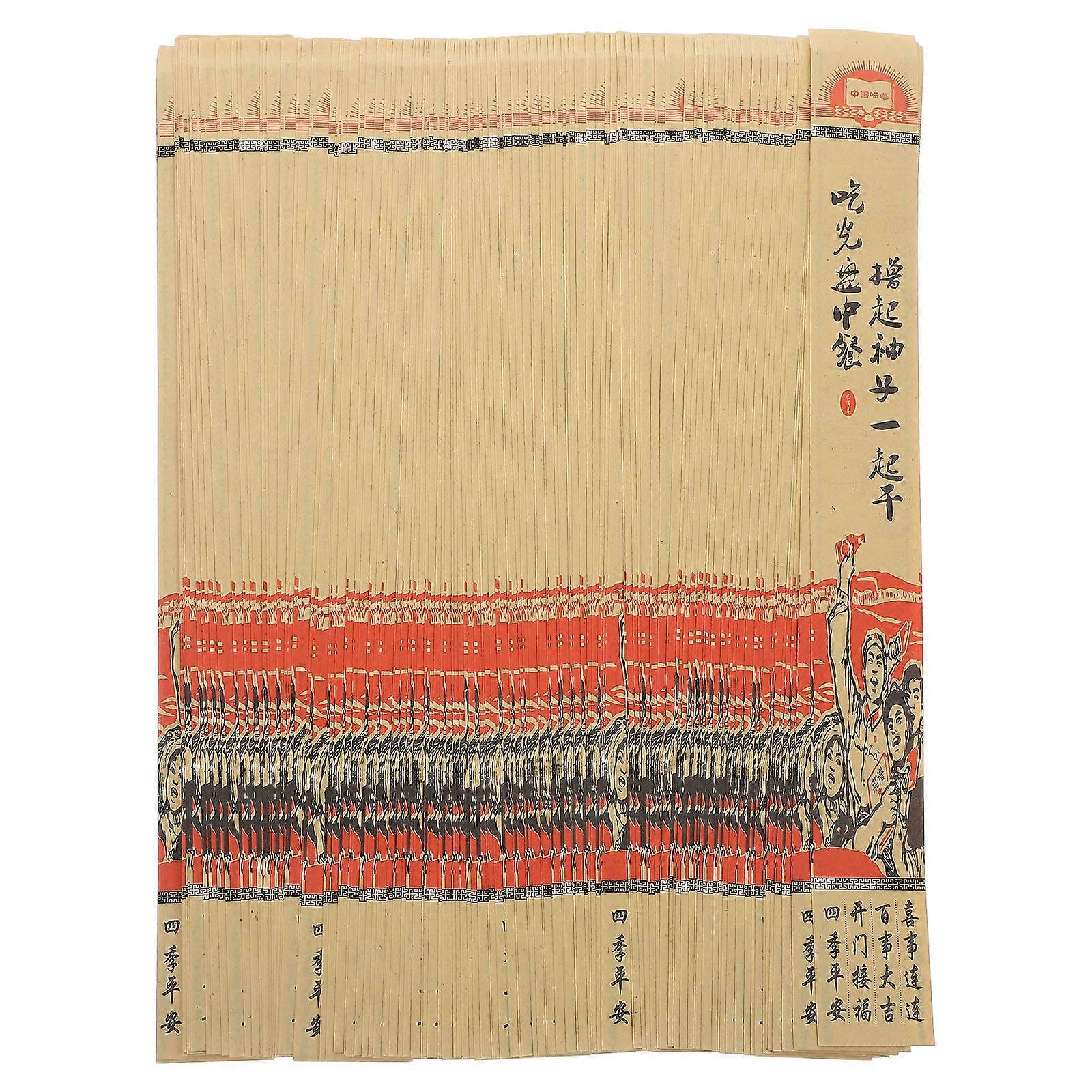 Disposable Paper Chopstick Sleeves for Storage Multi Color Large Capacity Safe and Convenient 300pcs