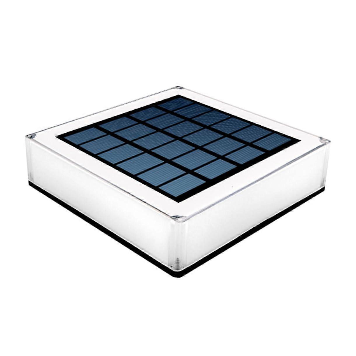 Solar Garden Lights with Dual Color Temperature, Waterproof Outdoor Fence Lamps for Patio and Garden