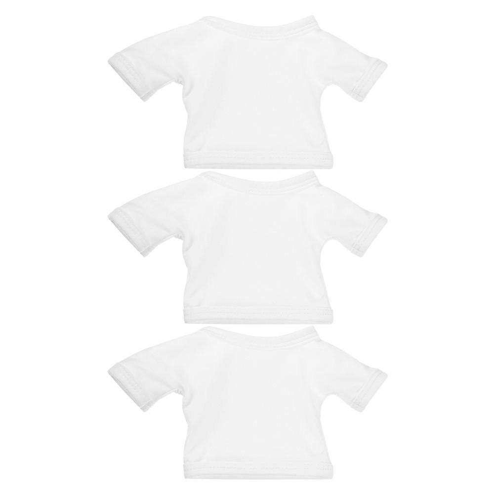 Decorative Bear Doll Shirt for Decor 3Pcs Reusable Doll Clothes