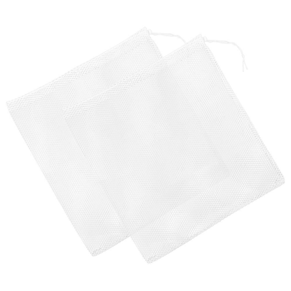 Pump Barrier Mesh Bag for Pond Pumps 2Pcs Polyester Drawstring Bags