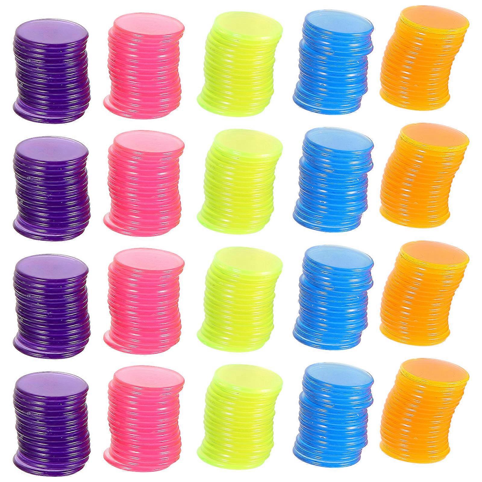 300Pcs Chips Counting Chips for Playing Use Plastic Game Markers