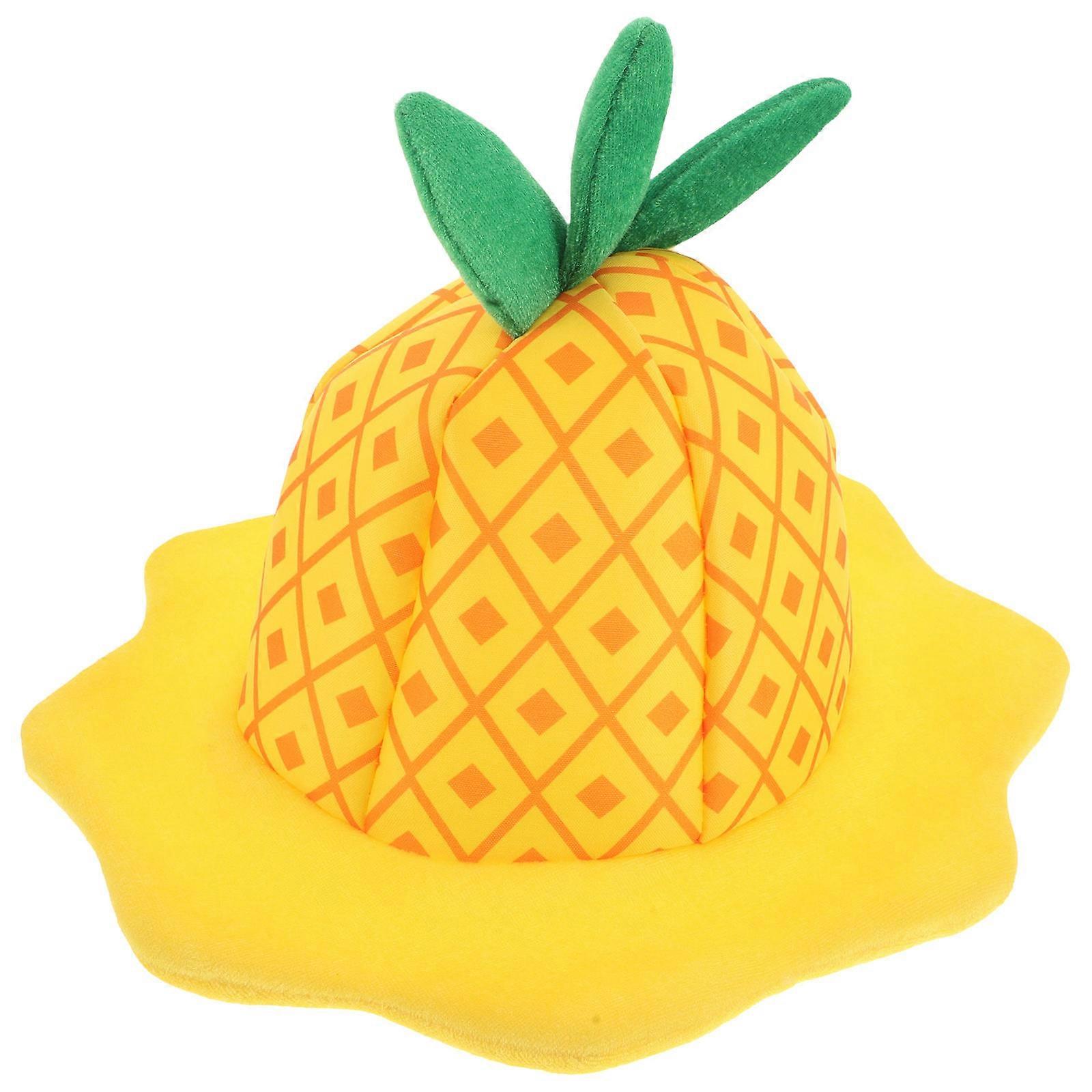 Yellow Pineapple Hat Headwear for Party with Unique Adjustable Fit