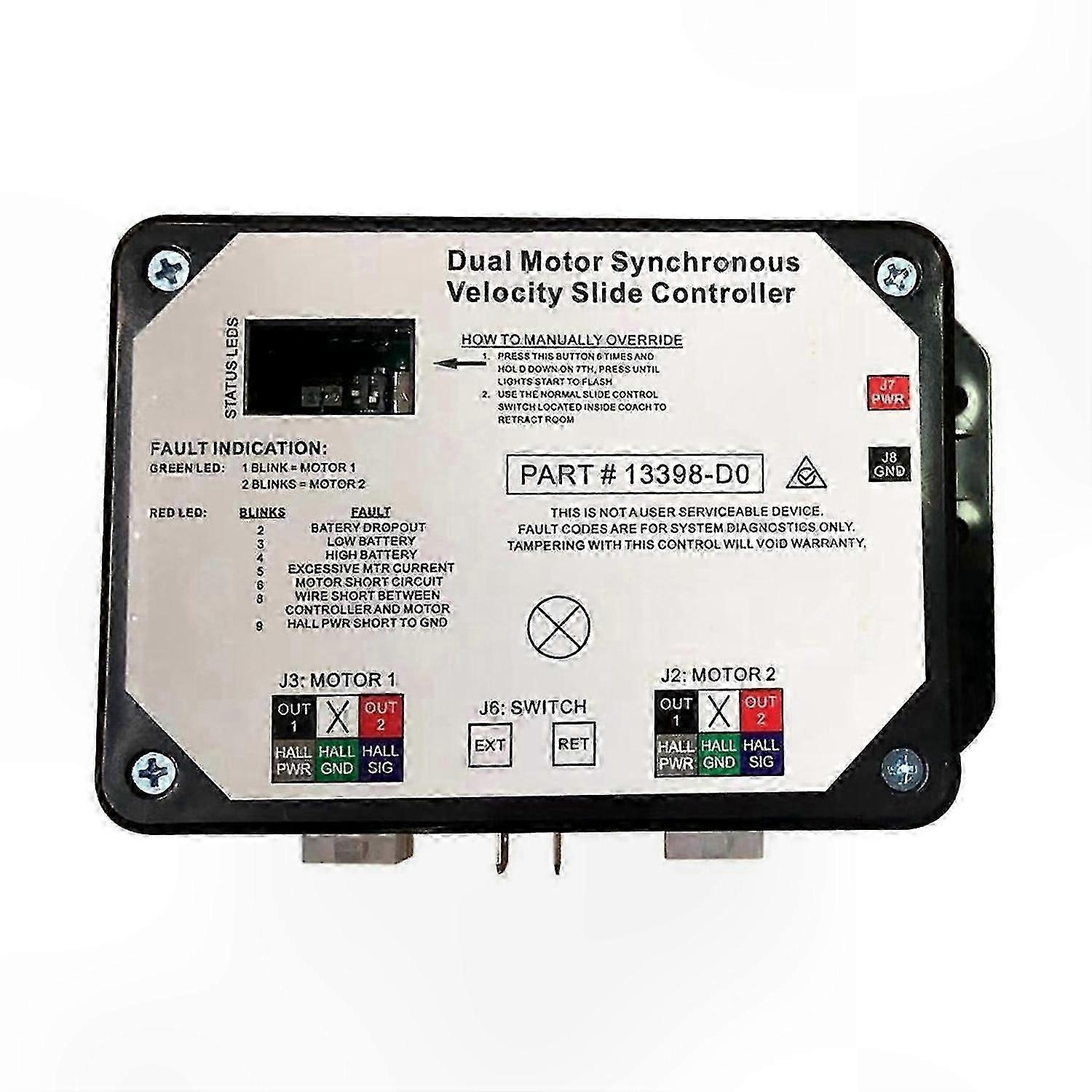 Dual Synchronous Slide Controller for V-Sync II In-Wall RV System 211852