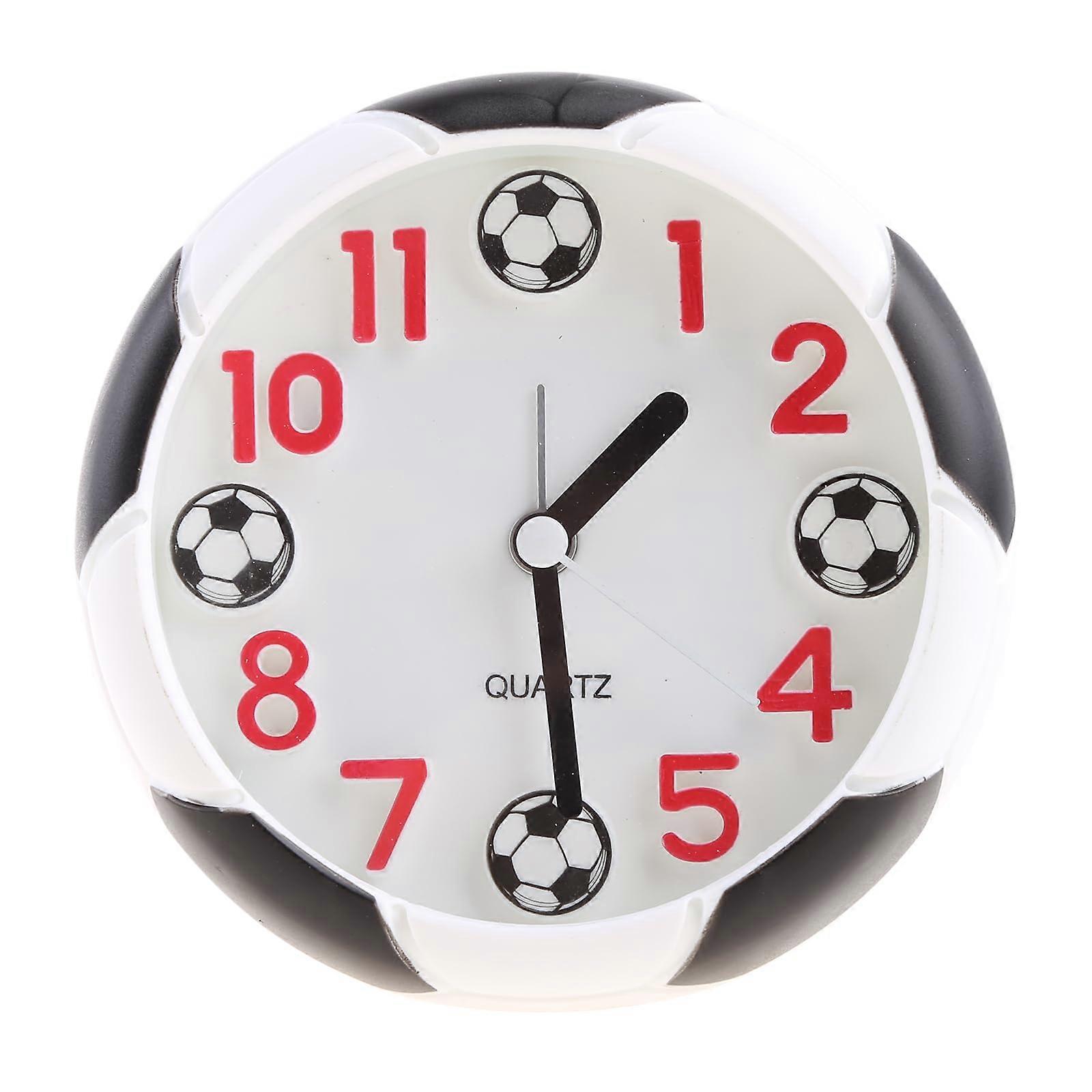 Silent Football Alarm Clock with Accurate Digital Display for Boys Bedroom and Desk Use