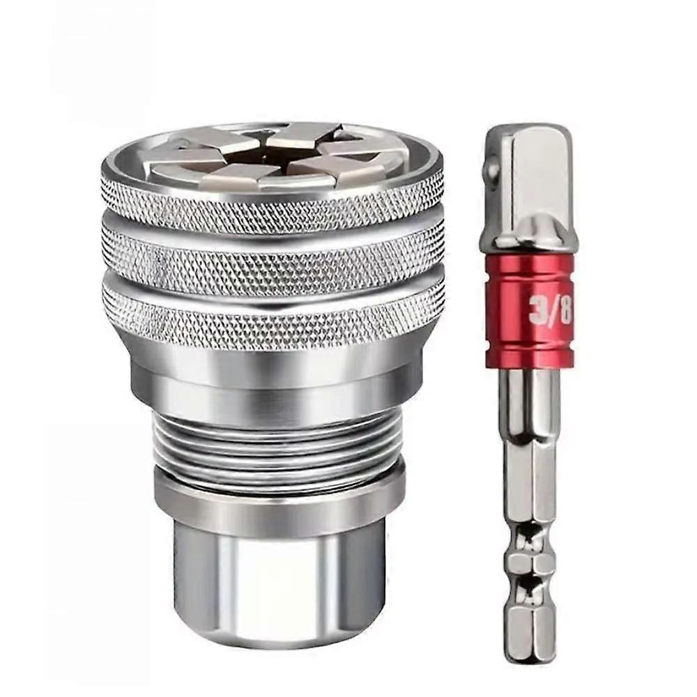Single-Hand Operation Adjustable Socket Wrench Set Multi-Function Socket Adapter  Automotive