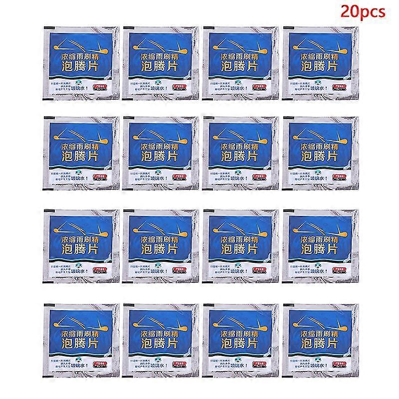 20Pcs/Set Car Vehicles Windshield Solid Soap Piece Window Glass Washing Tablet