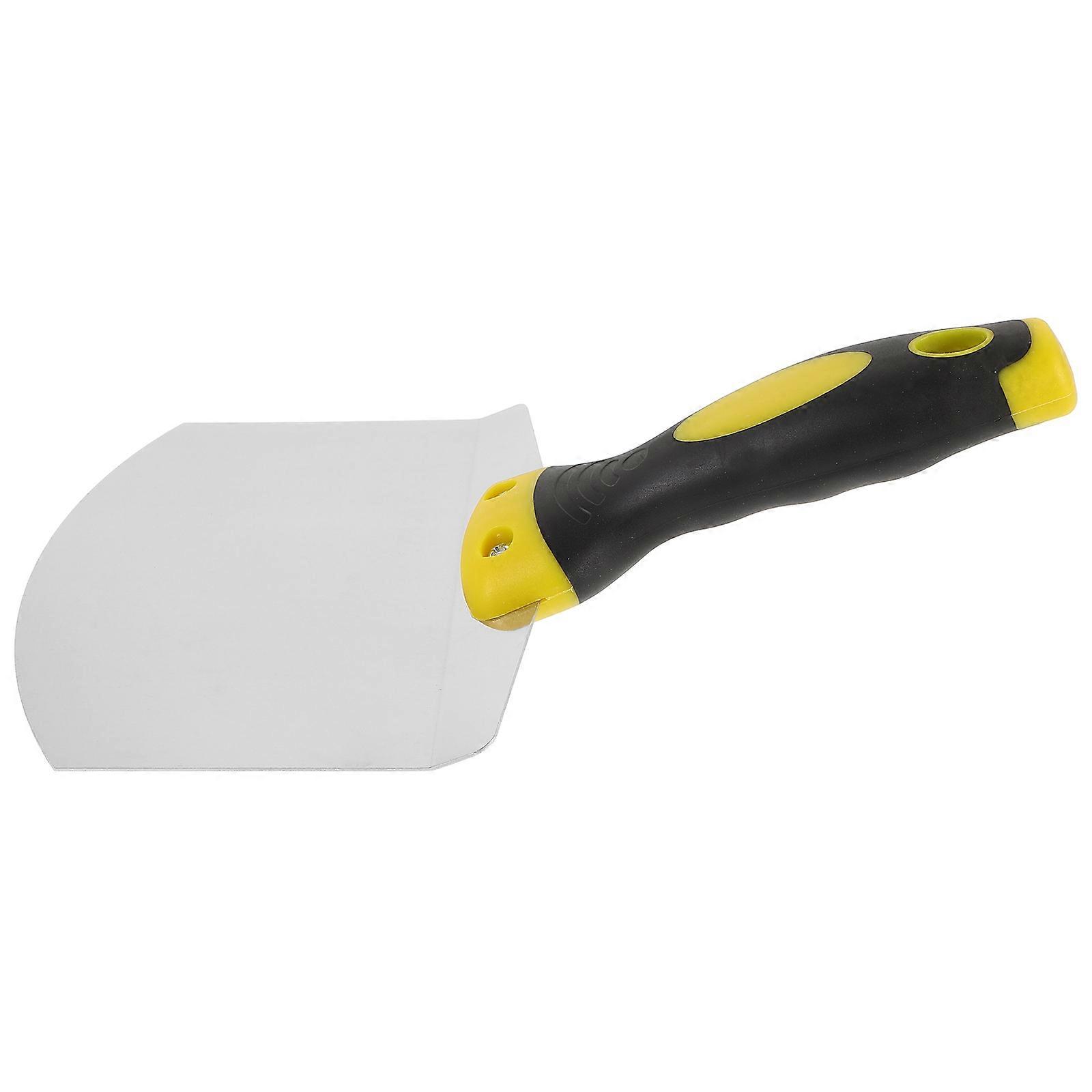 Stainless Steel Curved Tool for Drywall Smoothing and Repair 6.5 Inches