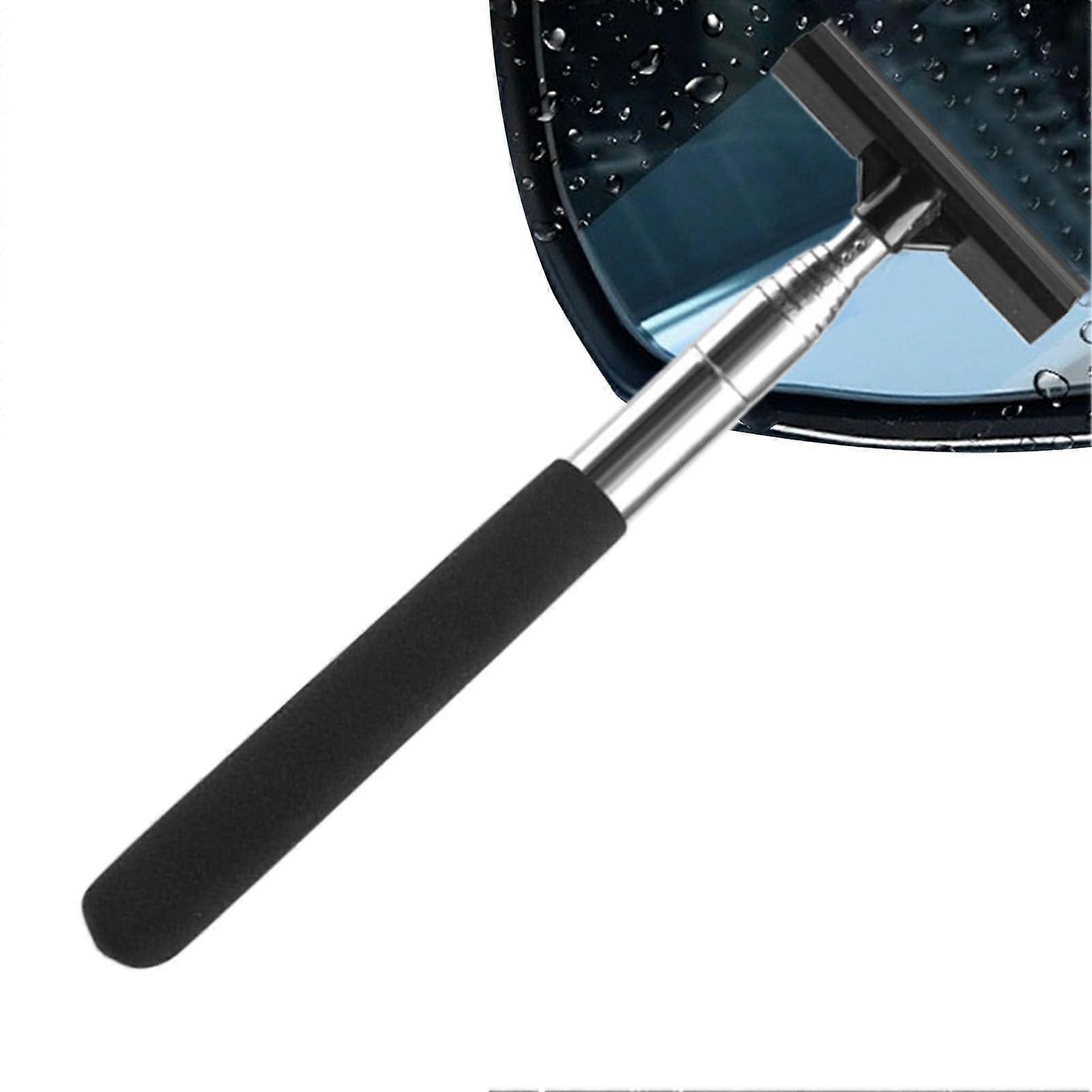 Car Window Squeegee with Telescopic Handle, Foldable Car Mirror Wiper for Efficient Water Removal
