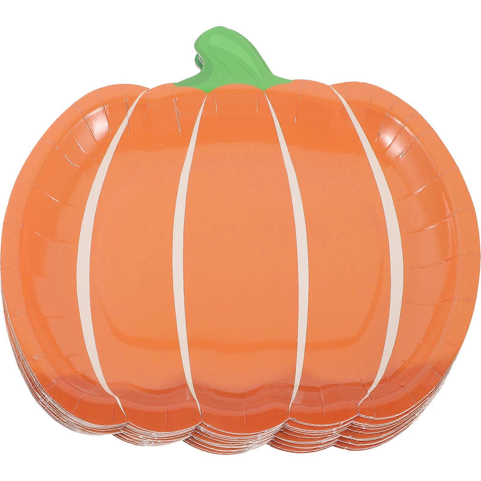 Party Pumpkin Paper for Gathering Use 25Pcs Orange