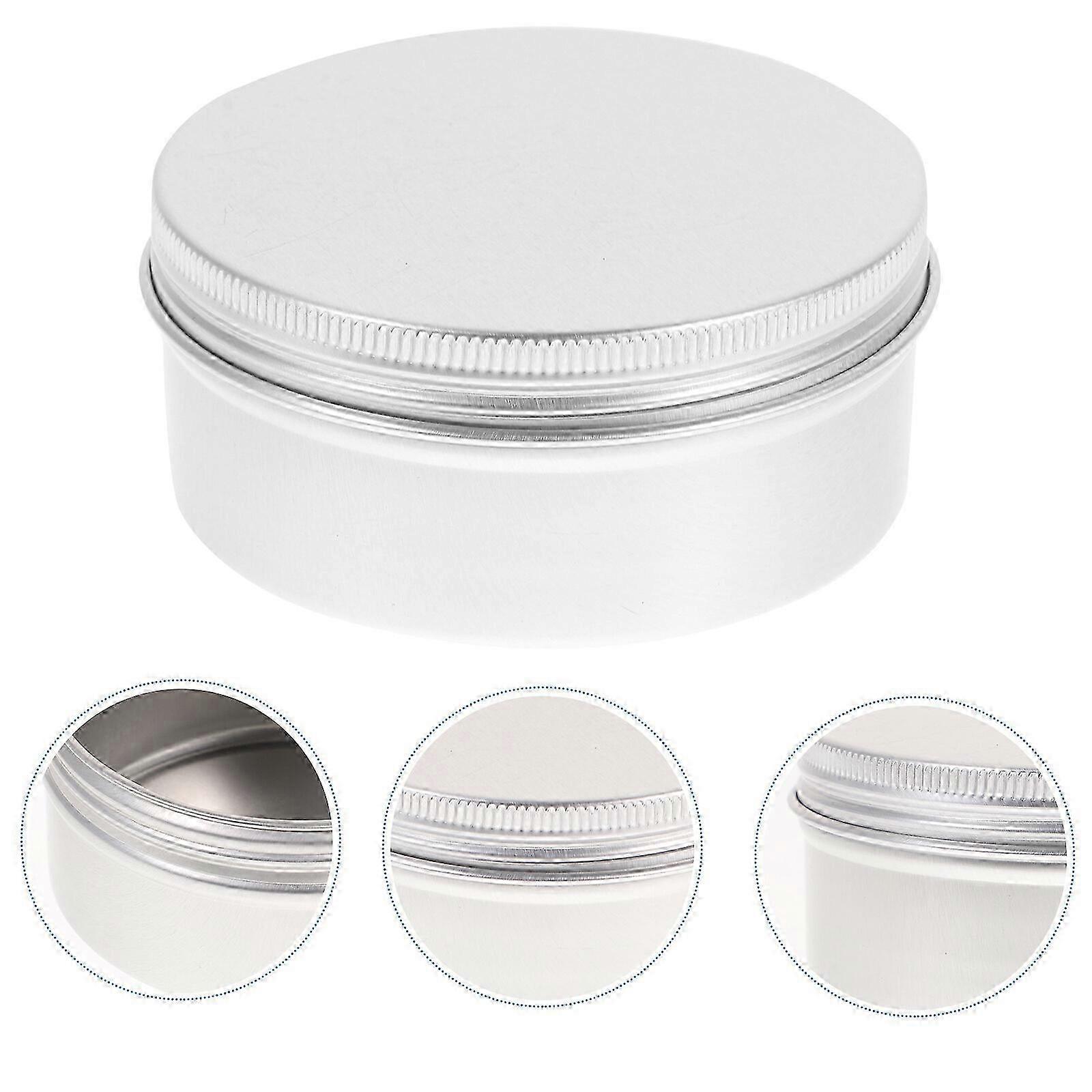 3Pcs Soap Boxes Soap Holders Aluminum Storage Boxes Versatile Containers (Silver) 26s