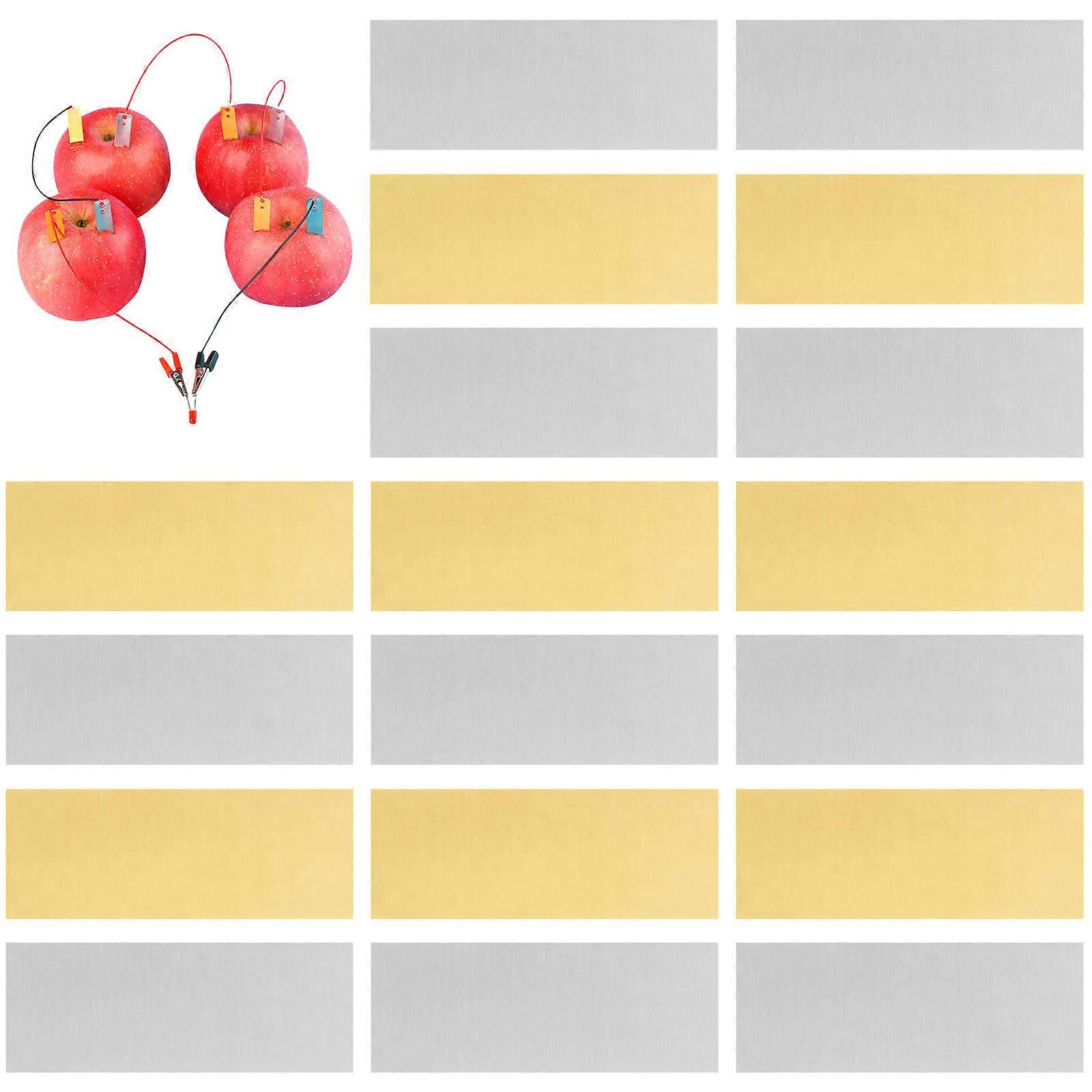 Zinc Copper Electrode Strips Used for Generation 10Pairs Set