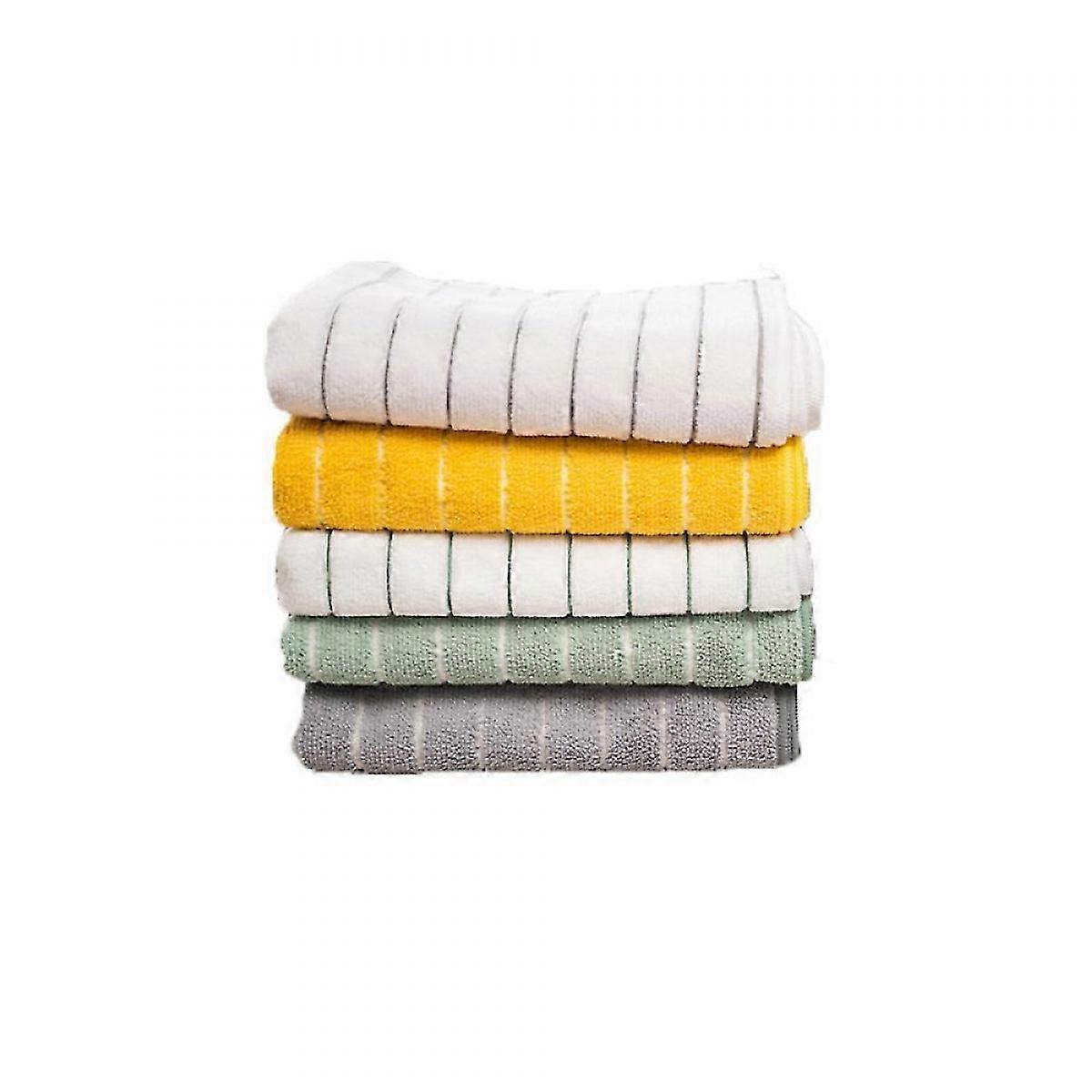 5-Piece Super Soft Absorbent Tea Towels Set 45x65cm