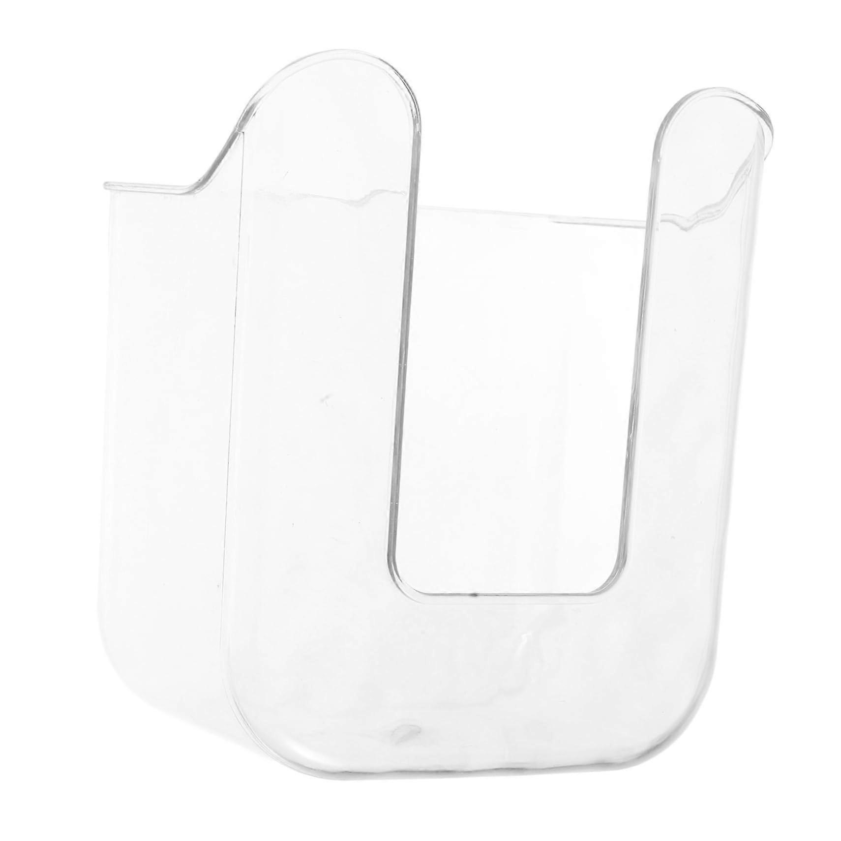 Wall Mounted Tissue Box Holder Bathroom Wipe Dispenser with Suction Cup SpaceSaving Design