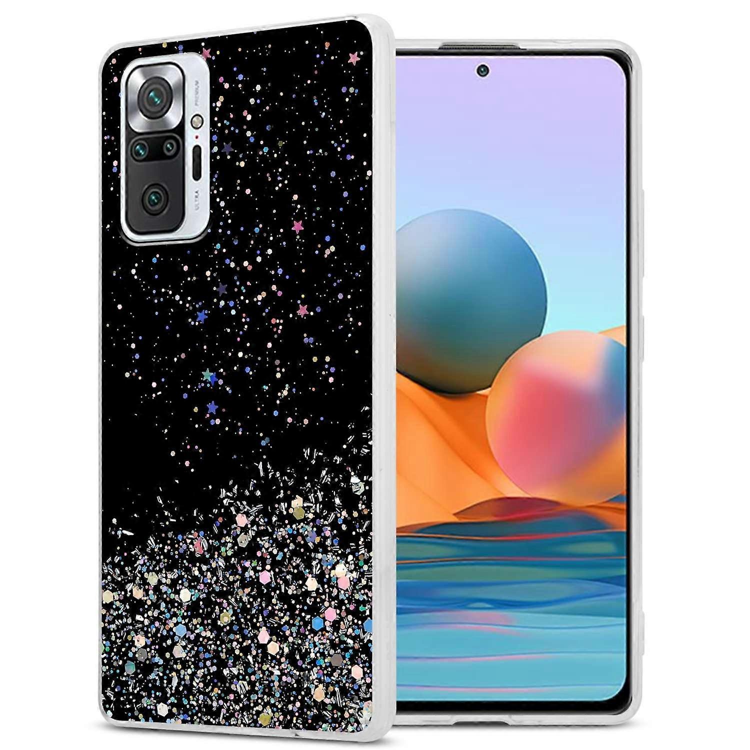 Case Xiaomi RedMi NOTE 10 PRO Protective Case TPU - Transparent with Glitter