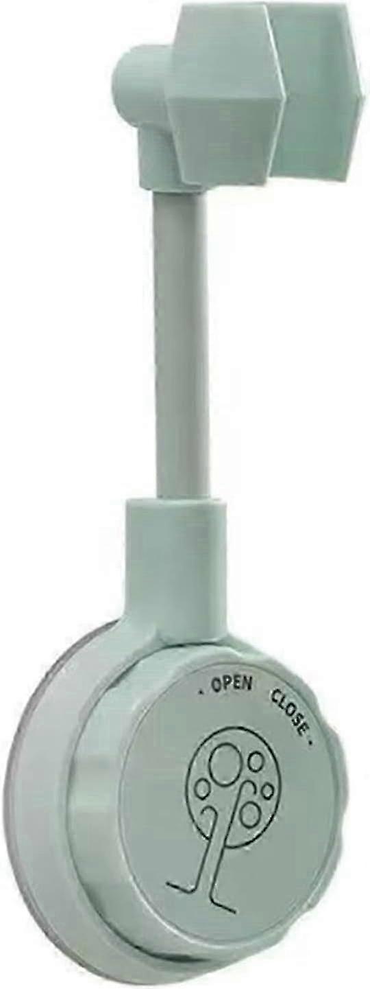 Adjustable suction cup shower head holder - wall mount without perforation