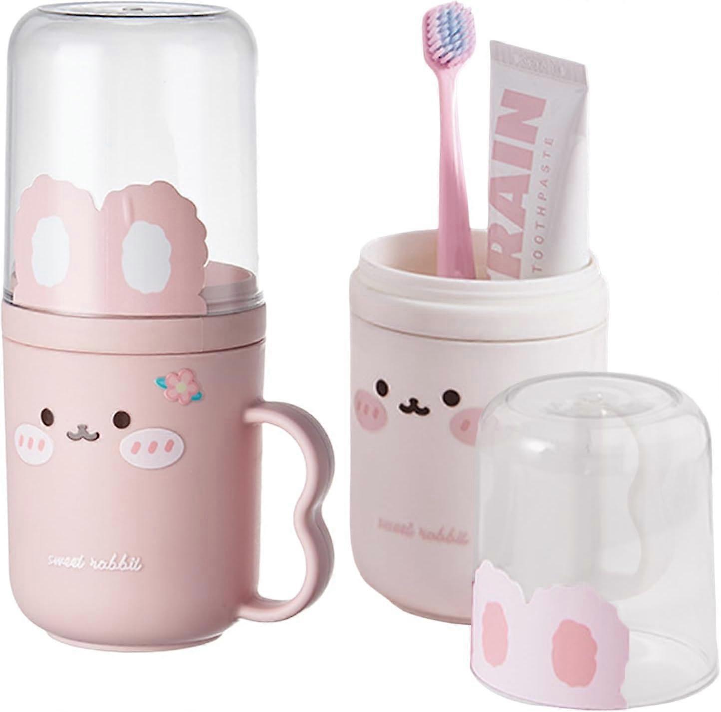 Kids Toothbrush Case, 2-Piece Travel Toothbrush Case