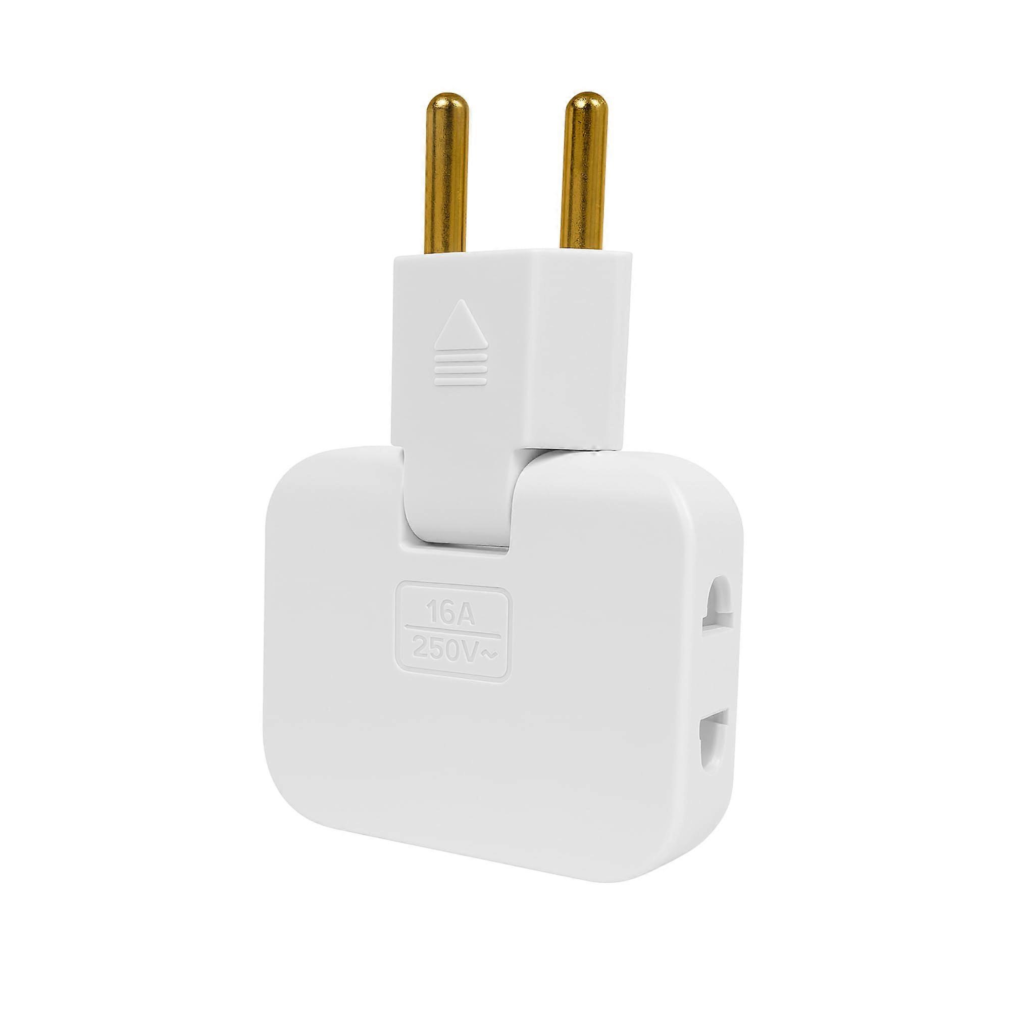 Flat Plug Power Strip with UltraFlat Wall Plug, Slim Extension Cord for Space Saving Triple Outlet