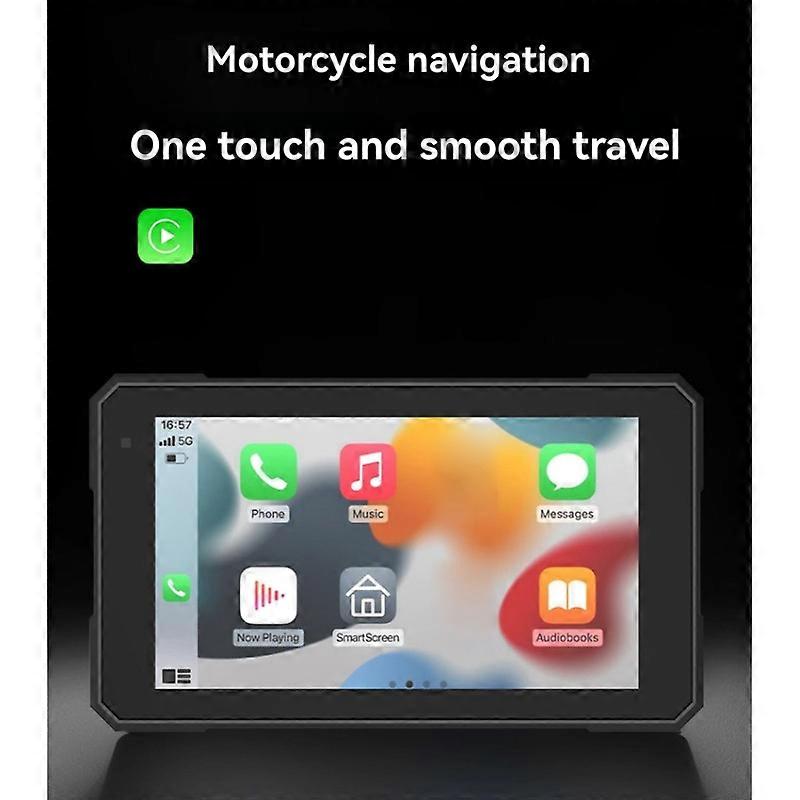 Waterproof Motorcycle GPS Navigation with Voice Guidance