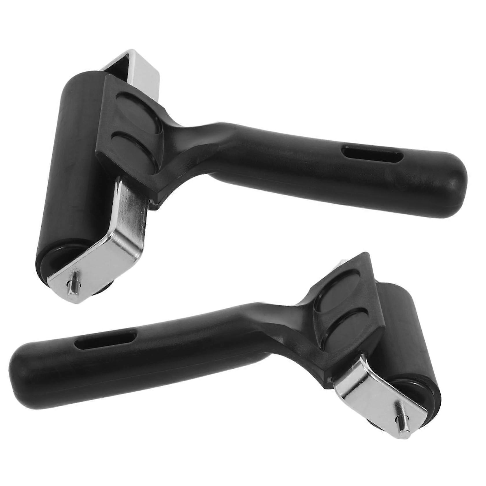 2pcs Printmaking Rubber Brayer Set for Woodblock Printing, Even Ink Coverage and Glue Application