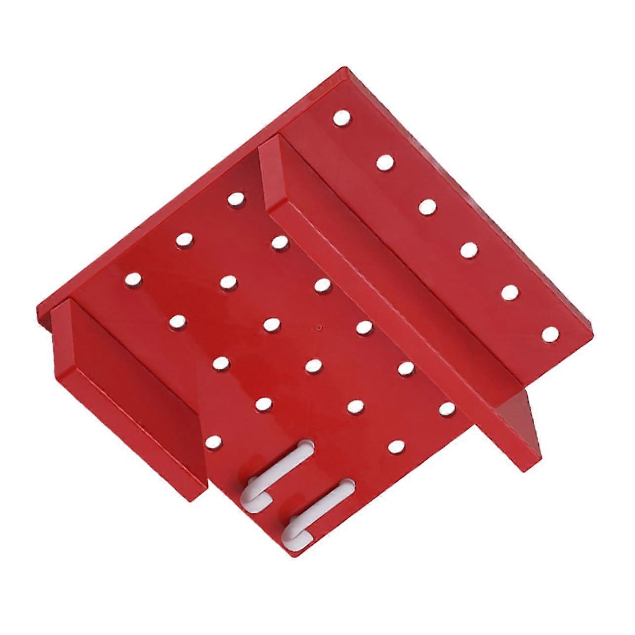 Pegboard Organizer with NoDrill Wall Mount, SpaceSaving Storage Rack for Kitchen Garage Office