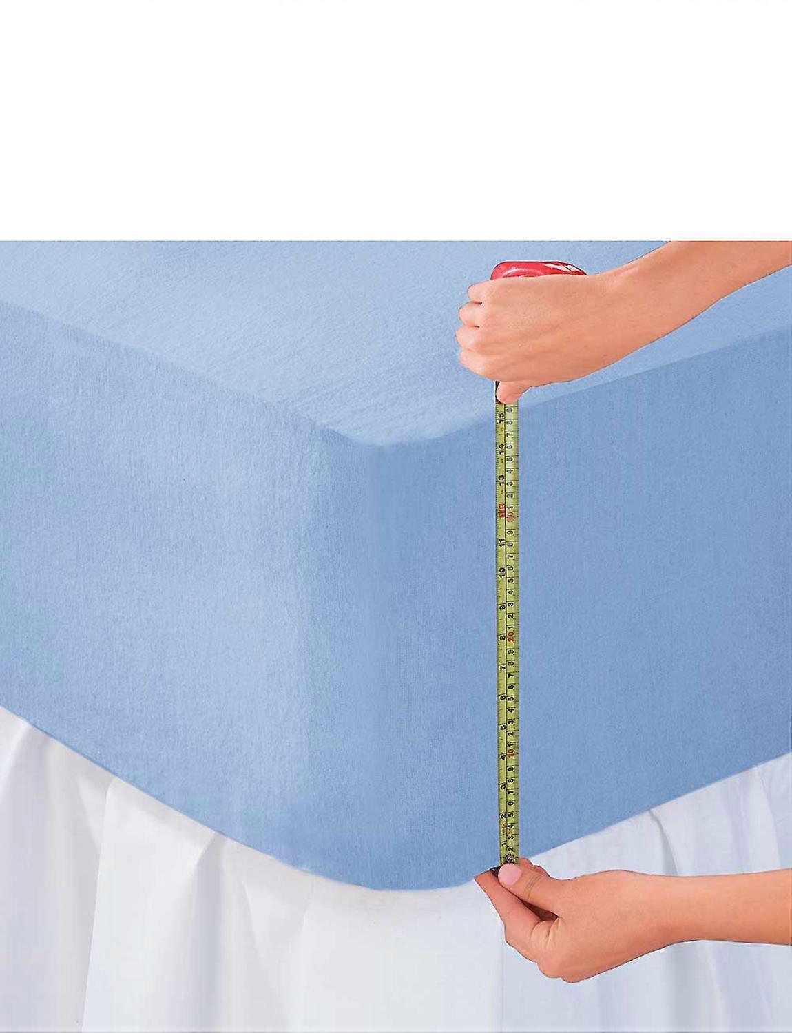 Chums | Quality | Extra Deep Fitted Cotton Jersey Sheet 15"